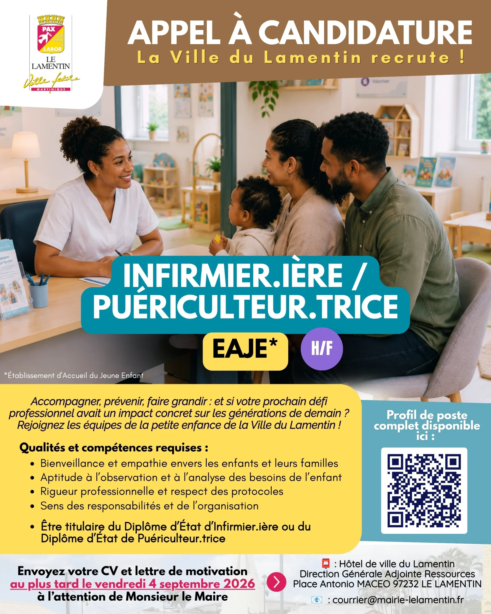 AAC - Infirmier(iere) Puericulteur(trice) - Juillet 2026 AAC - Infirmier(iere) Puericulteur(trice) - Juillet 2026